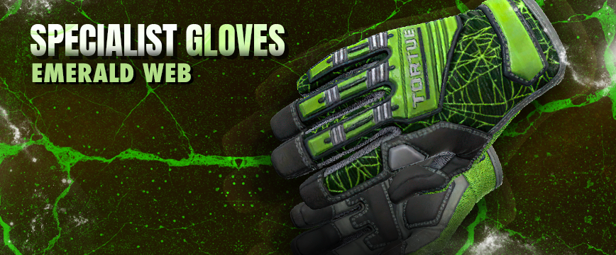 Specialist Gloves - Emerald Web