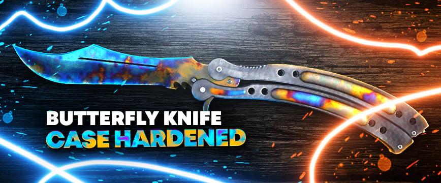 Butterfly Knife | Case Hardened