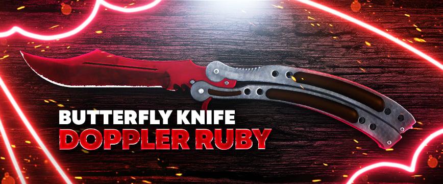 Butterfly Knife | Doppler Ruby 