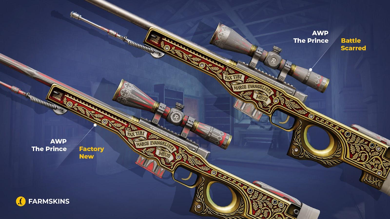 AWP The Prince CS2 skin