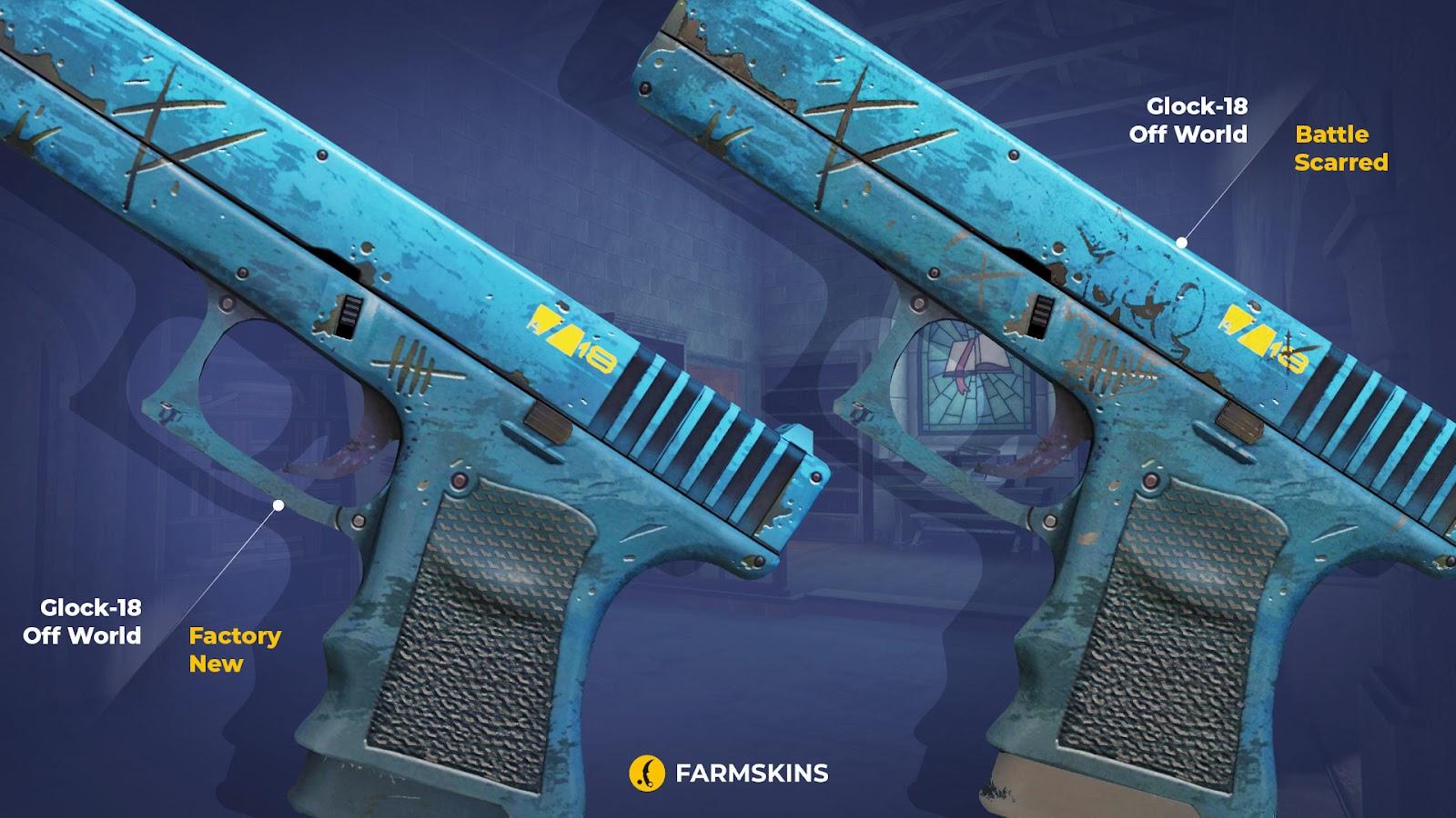 Glock-18 Off World CS2 skin