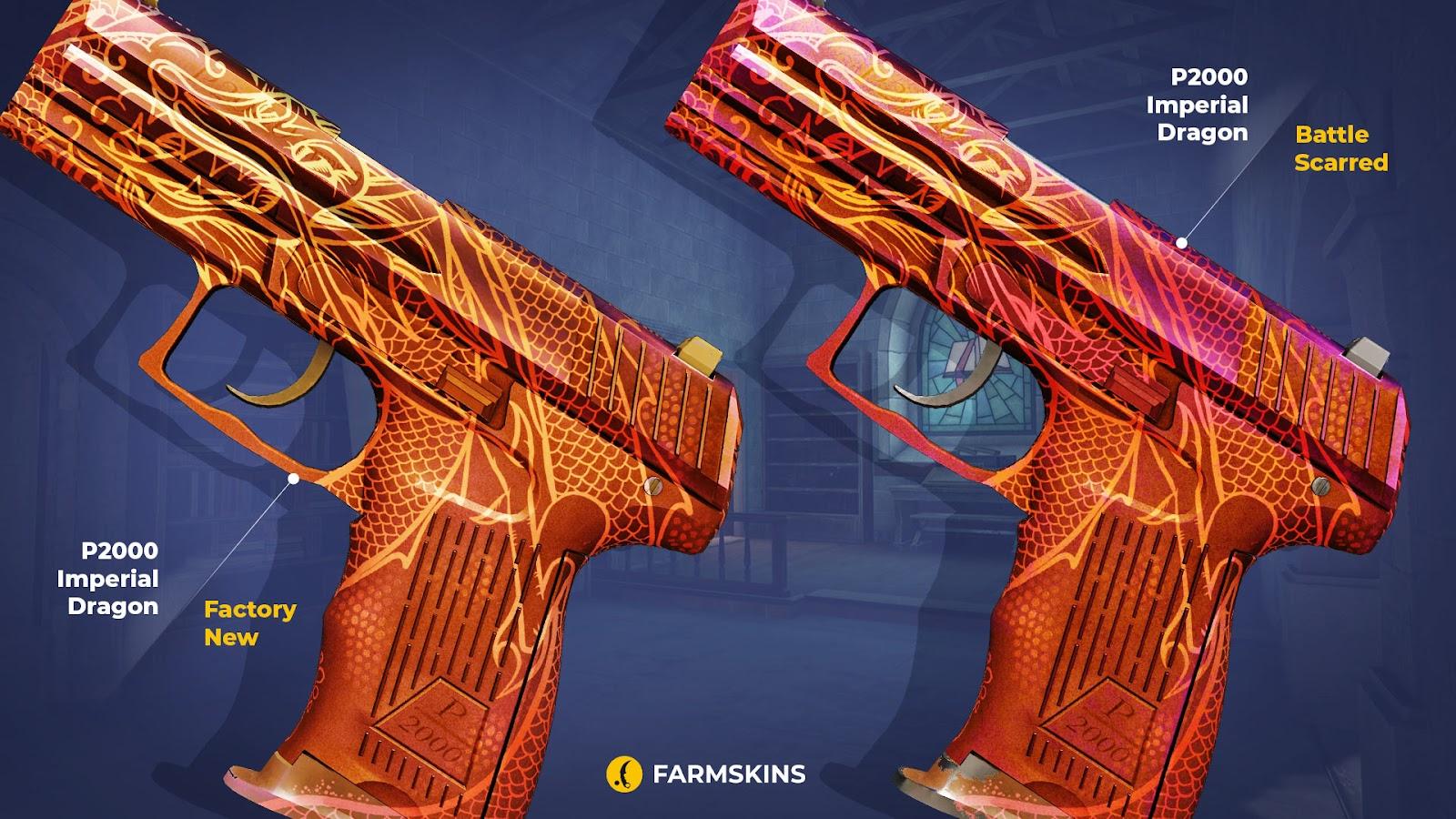 P2000 Imperial Dragon CS2 skin