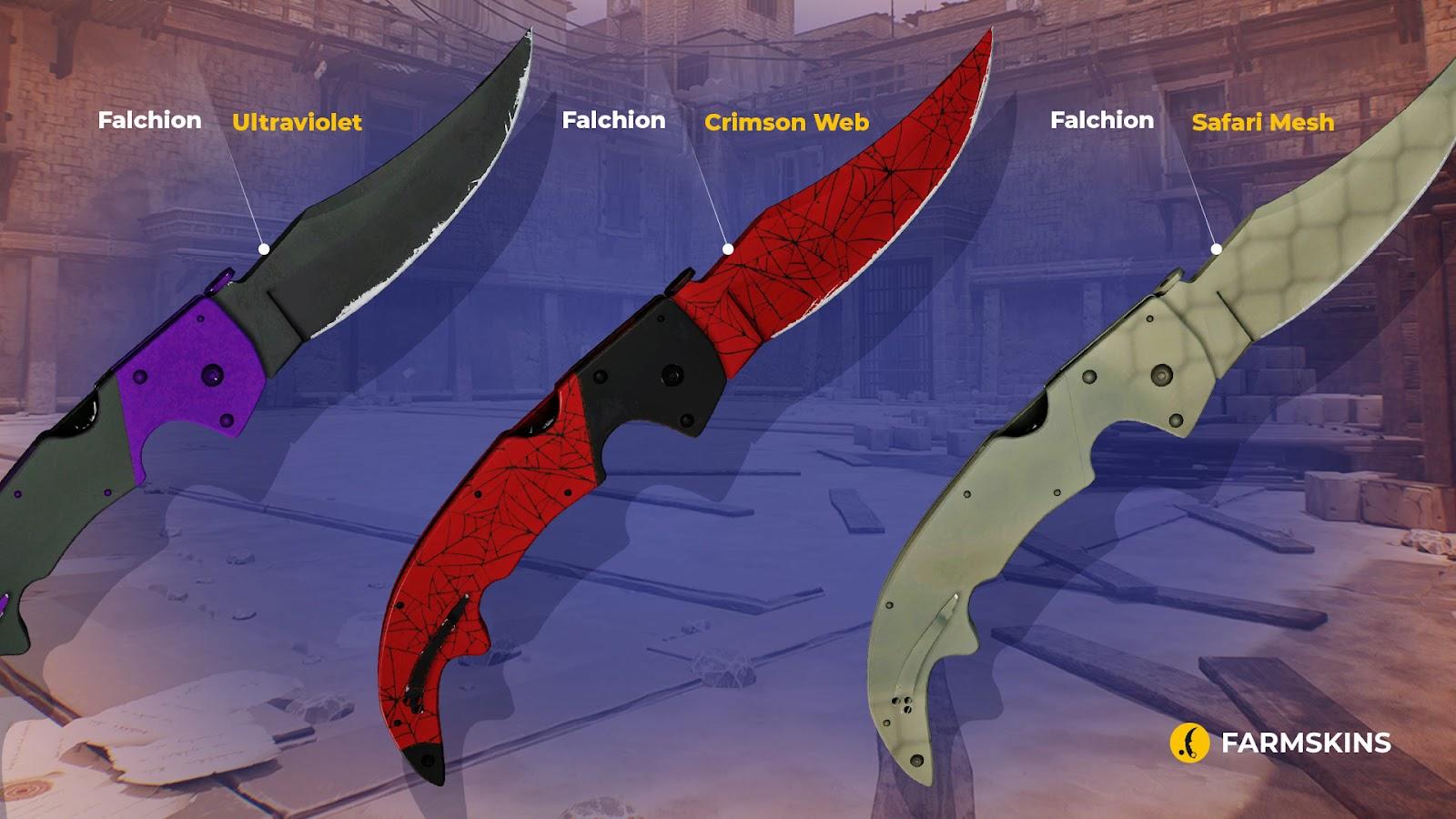 CS2 Falchion knife 