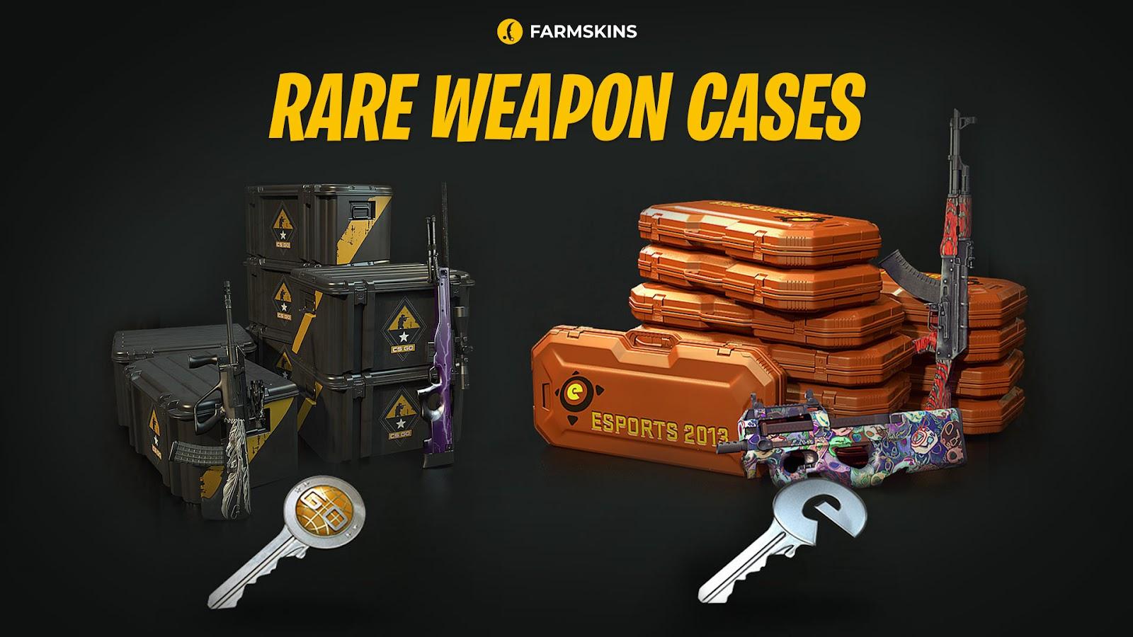 rare CS2 weapon cases