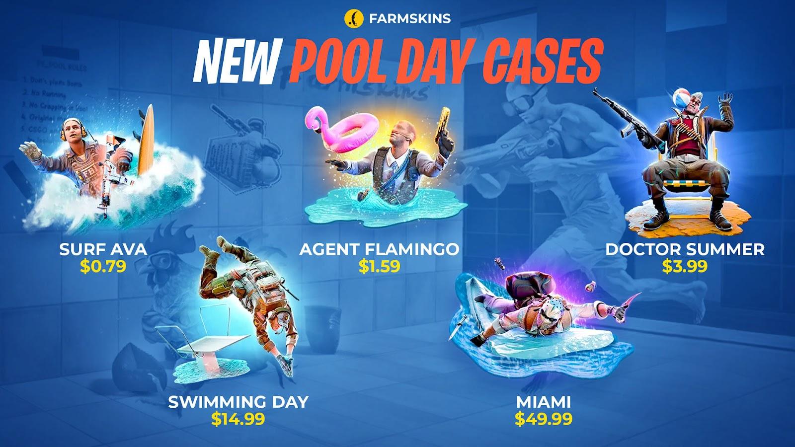 new pool day cases